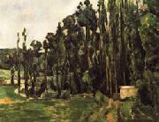 Paul Cezanne Poplar Trees oil painting artist
